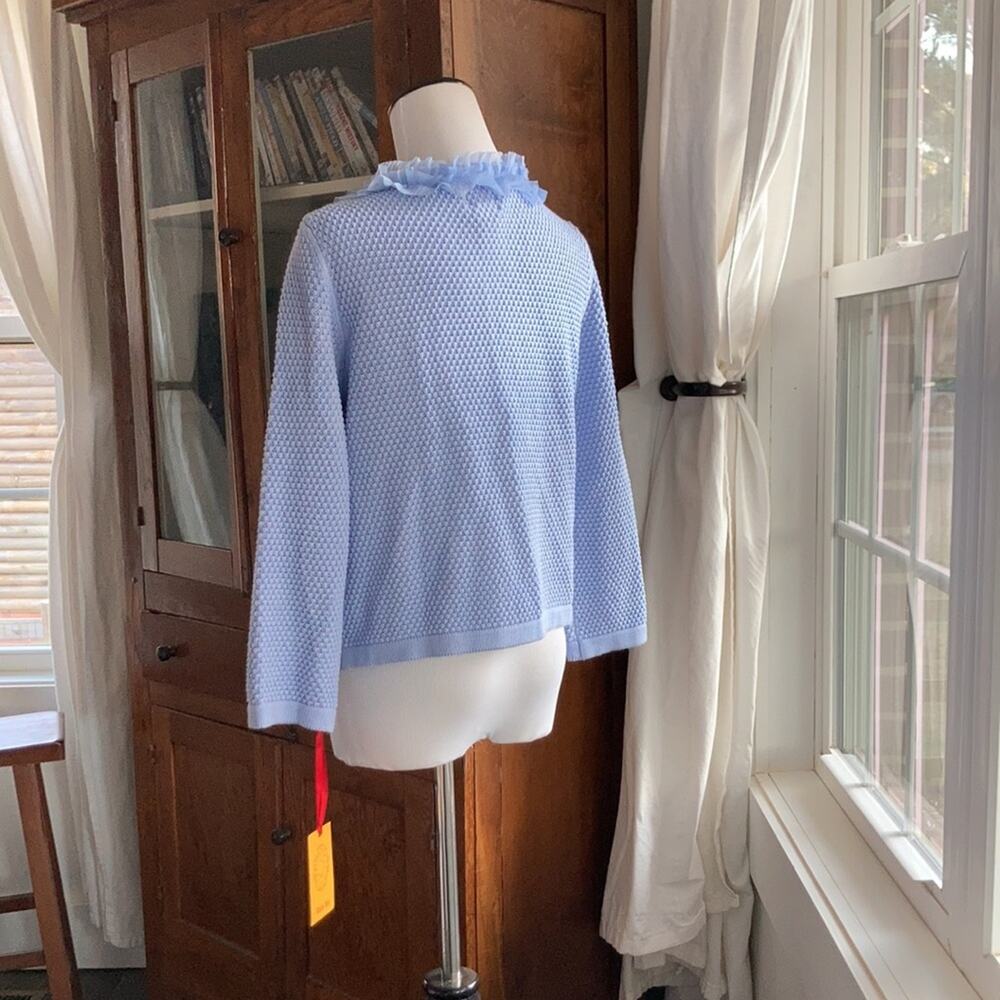 NWT Ruby Rd. Light Blue Cardigan, Size LP - Picture 6 of 9